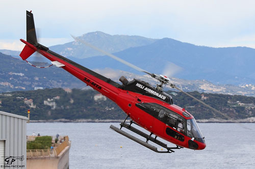 Hélicoptère AS350 B2 Ecureuil 3A-MTA d'HELI AIR MONACO