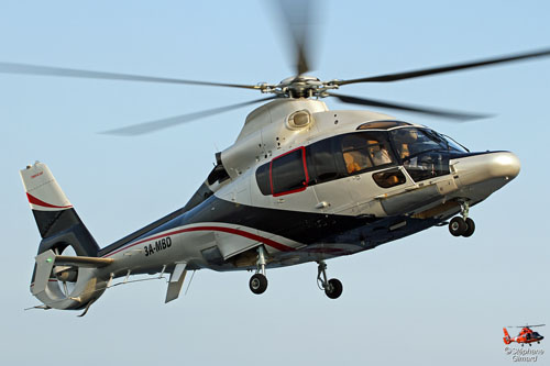 Hélicoptère EC155B1 3A-MBD de MONACAIR