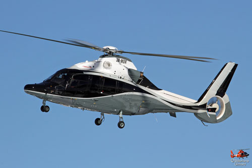 Hélicoptère EC155 3A-MDR de MONACAIR