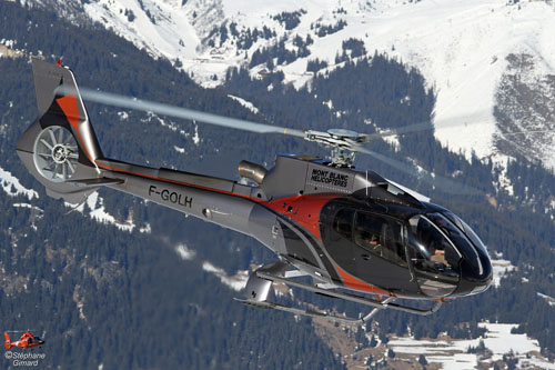 Hélicoptère EC130 F-GOLH de MONT BLANC HELICOPTERES 