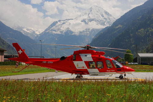 Hélicoptère de secours AW10 HB-ZRV9 de la REGA