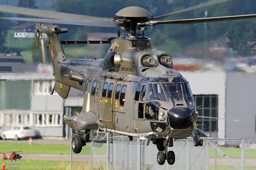 Hélicoptère AS532 Cougar de l'armée suisse