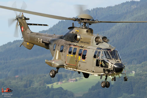 Hélicoptère AS532 Cougar de l'armée suisse