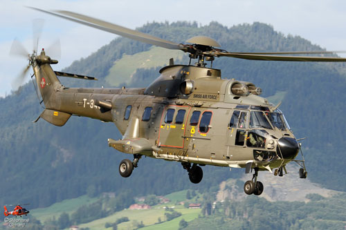 Hélicoptère AS532 Cougar de l'armée suisse