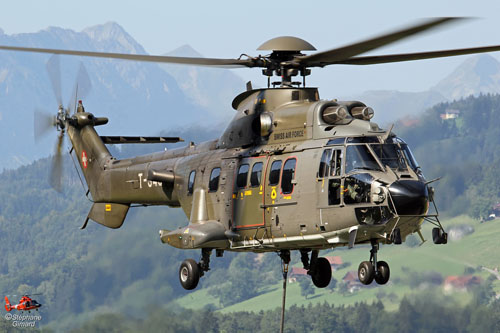 Hélicoptère AS532 Cougar de l'armée suisse