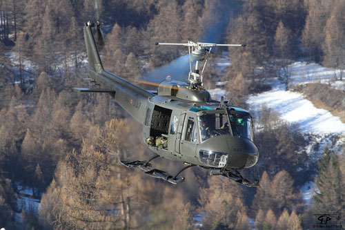 Hélicoptère AB205 de l'armée italienne