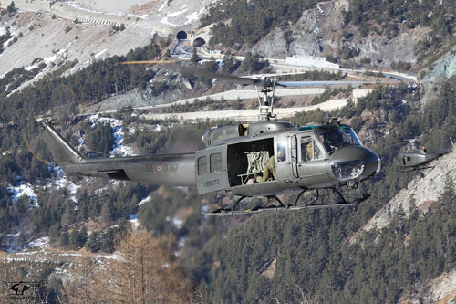 Hélicoptère AB205 de l'armée italienne