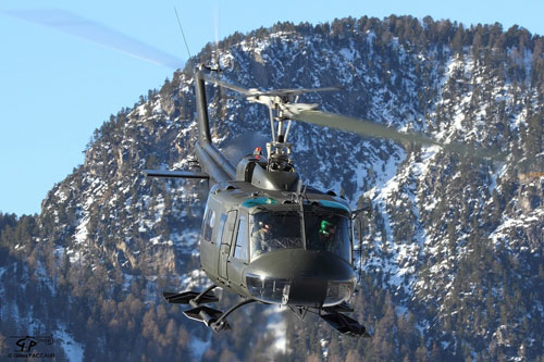 Hélicoptère AB205 de l'armée italienne