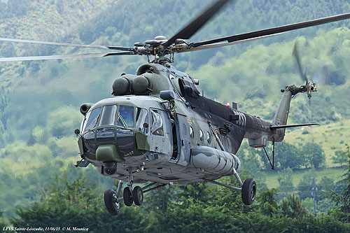 Hélicoptère de transport MI17 de l'armée tchèque