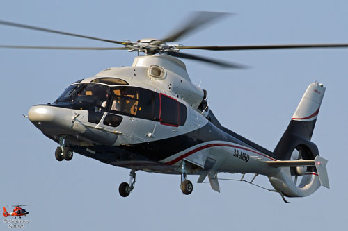 Hélicoptère EC155 B1 3A-MBD de MONACAIR