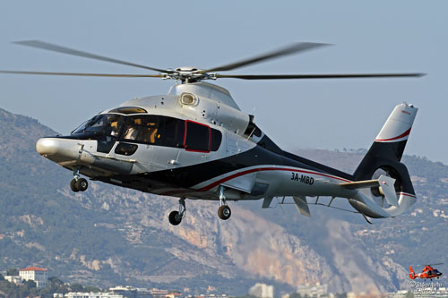 Hélicoptère EC155 B1 3A-MBD de MONACAIR