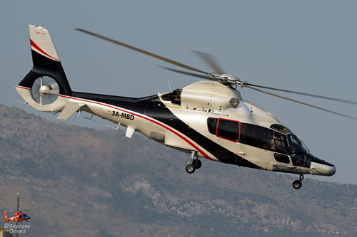 Hélicoptère EC155 B1 3A-MBD de MONACAIR