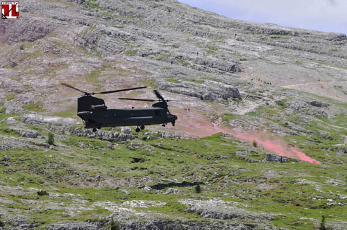 Hélicoptère CH47F Chinook de l'Aviazione Esercito Italian Army Aviation