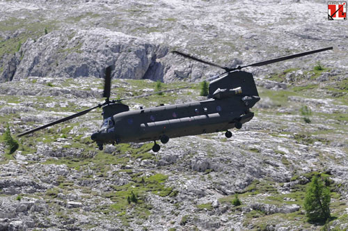 Hélicoptère CH47F Chinook de l'Aviazione Esercito Italian Army Aviation