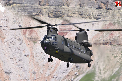 Hélicoptère CH47F Chinook de l'Aviazione Esercito Italian Army Aviation