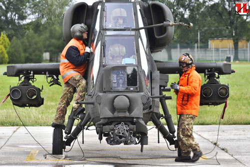 Hélicoptère A129 Mangusta de l'Aviazione Esercito Italian Army Aviation