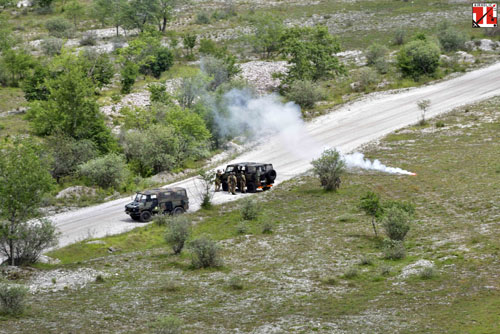 Evacuation médicale au combat avec l'ALAT italienne