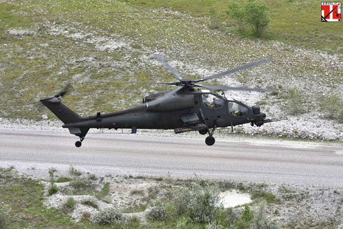 Hélicoptère A129 Mangusta de l'Aviazione Esercito Italian Army Aviation