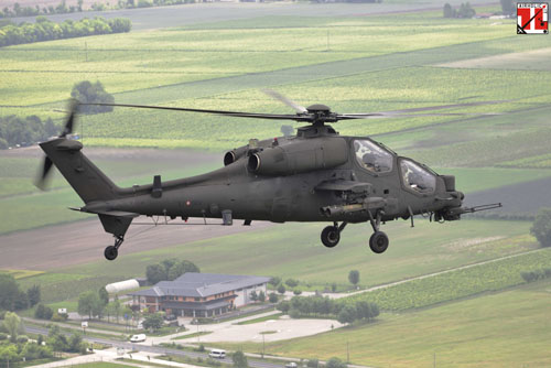 Hélicoptère A129 Mangusta de l'Aviazione Esercito Italian Army Aviation