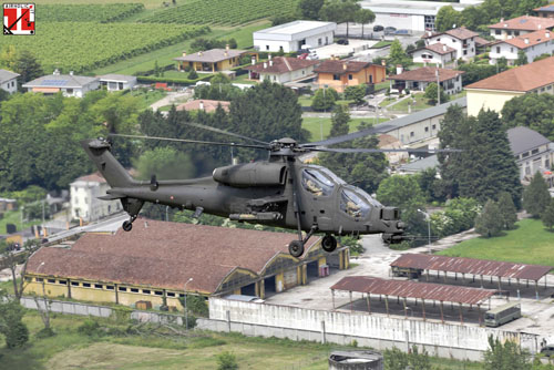 Hélicoptère A129 Mangusta de l'Aviazione Esercito Italian Army Aviation