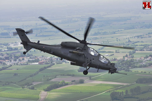 Hélicoptère A129 Mangusta de l'Aviazione Esercito Italian Army Aviation