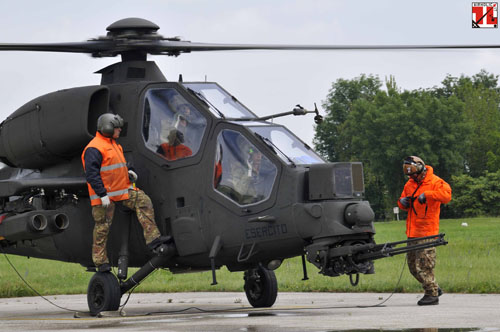 Hélicoptère A129 Mangusta de l'Aviazione Esercito Italian Army Aviation