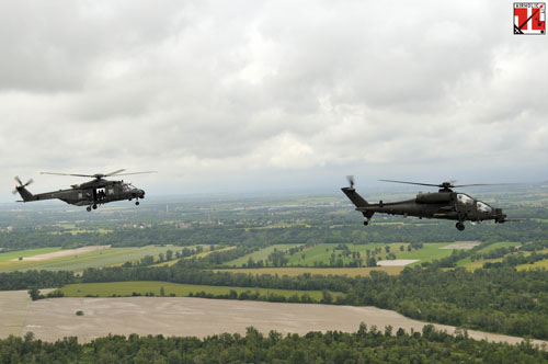 Hélicoptères NH90 et A129 Mangusta de l'Aviazione Esercito Italian Army Aviation