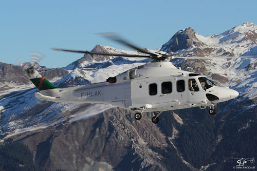 Hélicoptère AW139 F-HLAK d'AGA KHAN FUNDATION