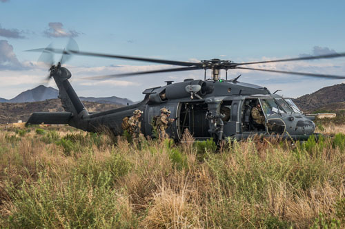 Hélicoptère MH60 Pavehawk de l'US Air Force