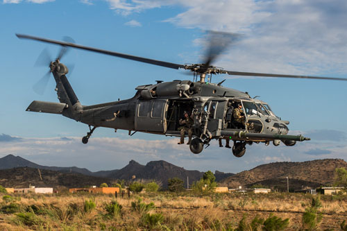 Hélicoptère MH60 Pavehawk de l'US Air Force