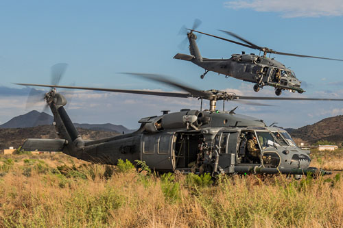 Hélicoptère MH60 Pavehawk de l'US Air Force