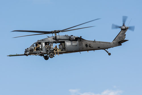 Hélicoptère MH60 Pavehawk de l'US Air Force