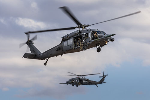 Hélicoptère MH60 Pavehawk de l'US Air Force