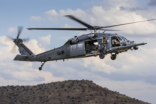 Hélicoptère MH60 Pavehawk de l'US Air Force