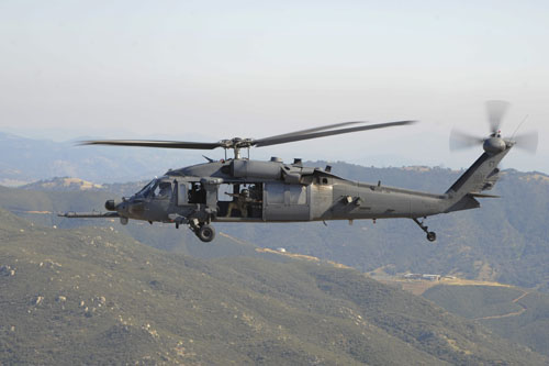 Hélicoptère MH60 Pavehawk de l'US Air Force