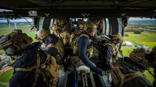 Hélicoptère UH60 Blackhawk Autriche