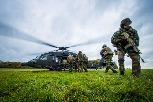 Hélicoptère UH60 Blackhawk Autriche