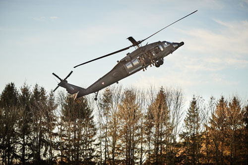 Hélicoptère UH60 Blackhawk Autriche