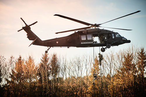 Hélicoptère UH60 Blackhawk Autriche