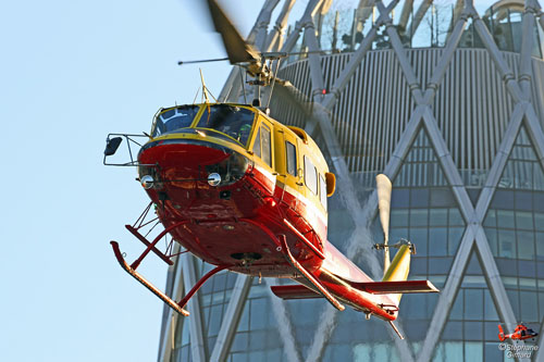 Hélicoptère Bell 212 LX-HMT d'HELICONIA