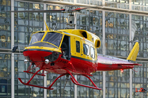 Hélicoptère Bell 212 LX-HMT d'HELICONIA