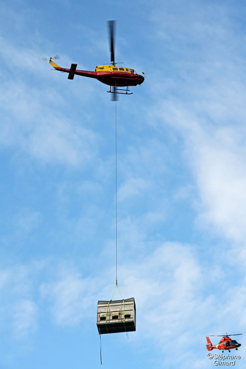 Hélicoptère Bell 212 LX-HMT d'HELICONIA