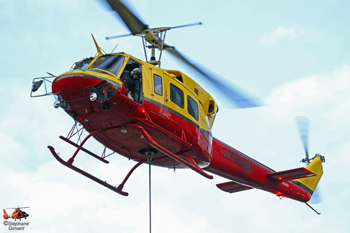 Hélicoptère Bell 212 LX-HMT d'HELICONIA