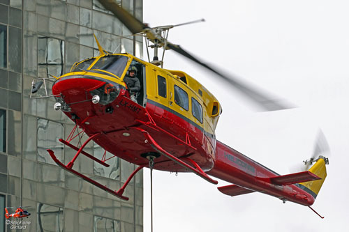 Hélicoptère Bell 212 LX-HMT d'HELICONIA