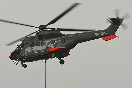 Hélicoptère AS332 SuperPuma HB-ZKN