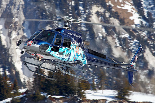 Hélicoptère AS350 Ecureuil F-HILL de SAVOIE HELICOPTERES