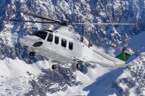 Hélicoptère AW139 F-HLAK d'AGA KHAN FUNDATION