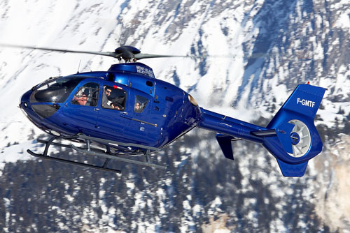 Hélicoptère EC135 F-GMTF de MONT BLANC HELICOPTERES 