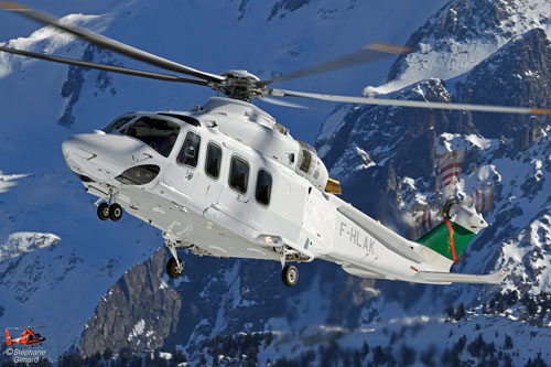 Hélicoptère AW139 F-HLAK d'AGA KHAN FUNDATION