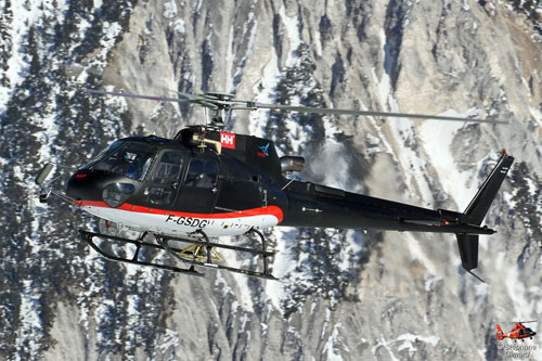 Hélicoptère F-AS350 B3 Ecureuil F-GSDG de SAF HELICOPTERES